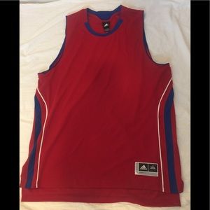 Adidas Kansas Jahawks Basketball Jersey 2XL NWOT